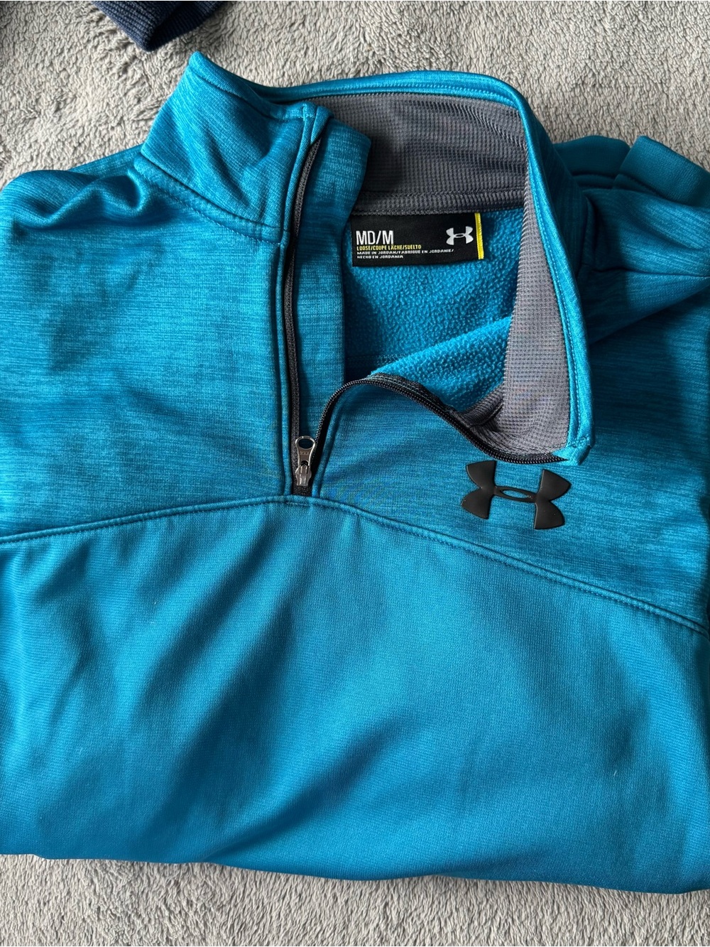 Under Armour Men's Teal Half-Zip Performance Sweater
